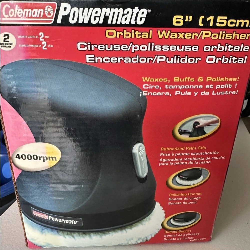 Coleman 6 inch Orbital Waxer Polisher #PMB7282 4000 RPM